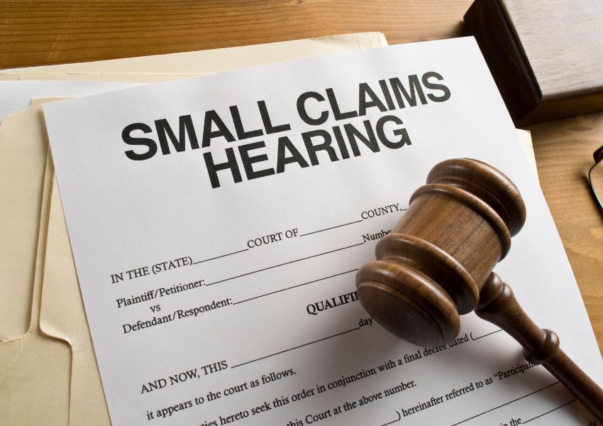 letter-titled-small-claims-court-with-gavel
